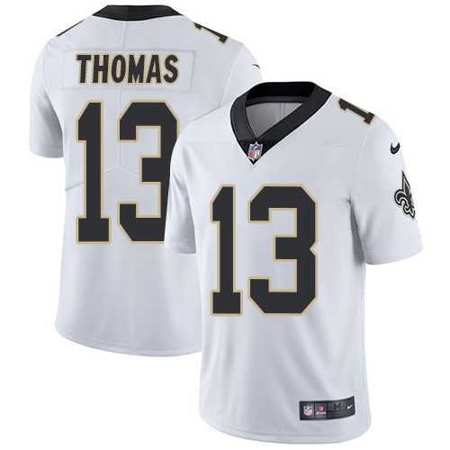 Nike New Orleans Saints #13 Michael Thomas White NFL Vapor Untouchable Limited Jersey,We sell and wholesale Nike New Orleans Saints #13 Michael Thomas White NFL Vapor Untouchable Limited Jersey on line form chian!
